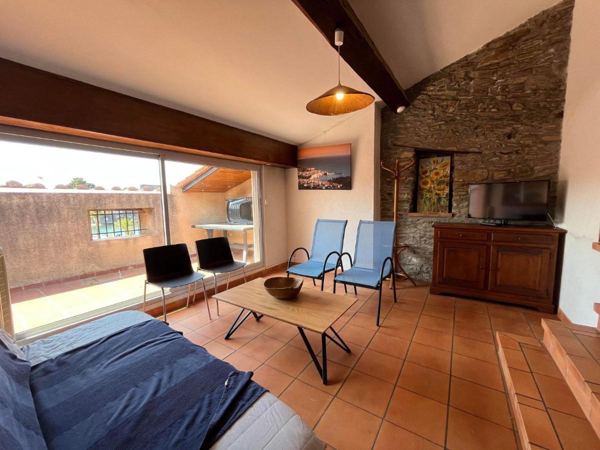 6Coma6 Appartement Avec Terrasse Vue Mer Collioure Buitenkant foto